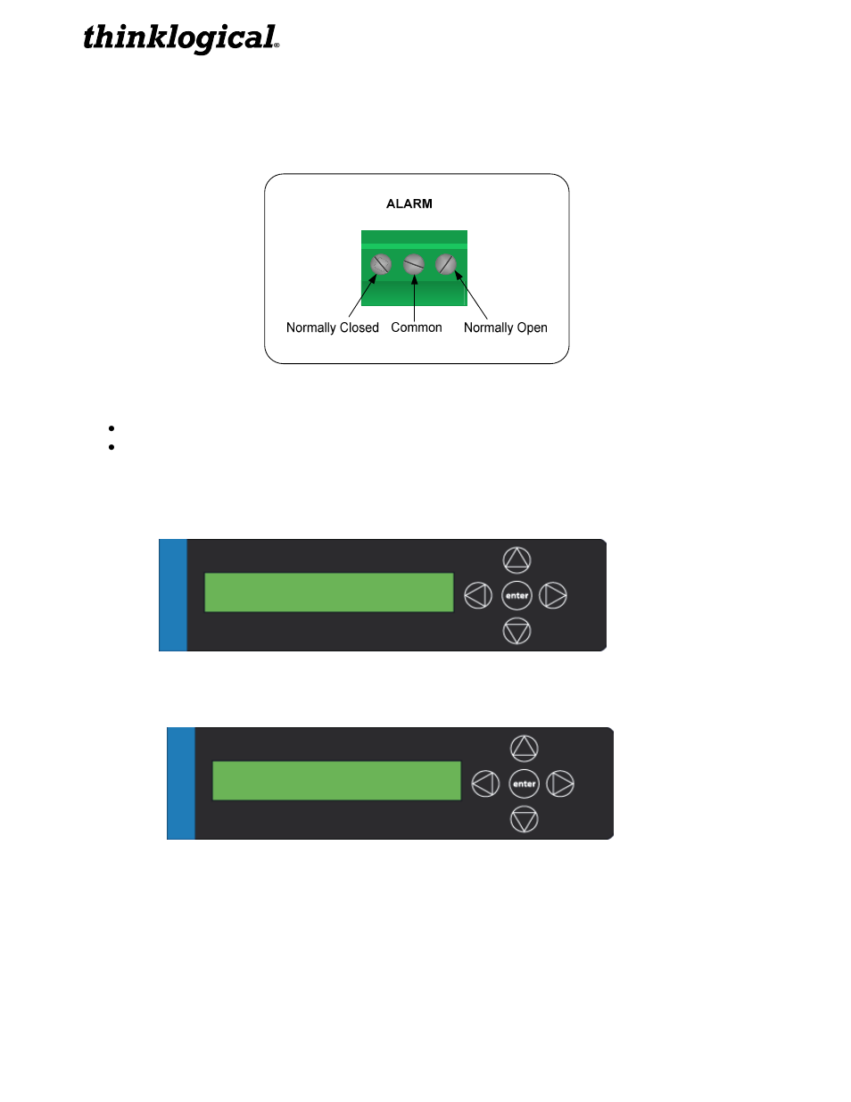 Dry contact alarm (3g+ rm only) | Thinklogical SDIXtreme 3G and 3G+ Manual User Manual | Page 10 / 29
