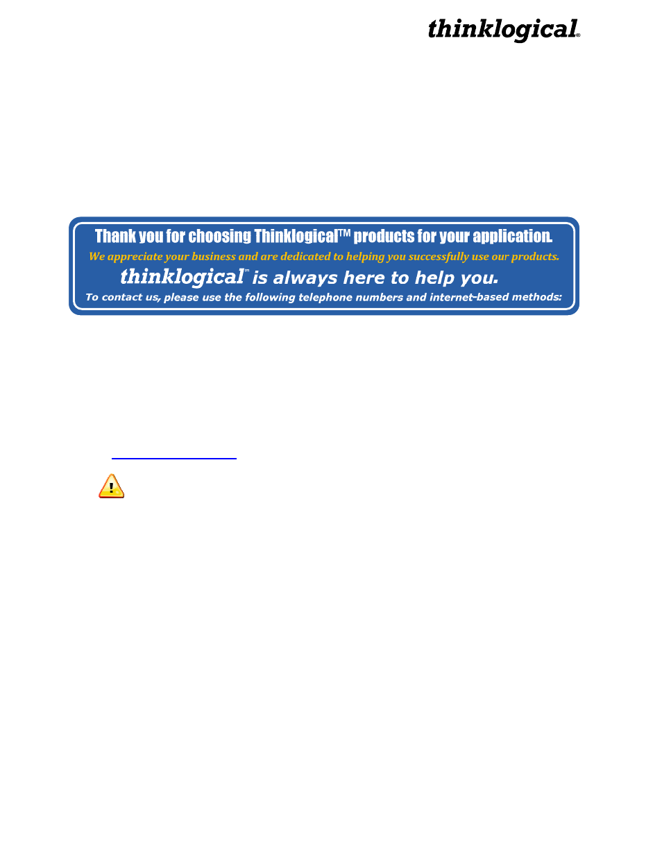 Part 3: thinklogical® support, Customer support | Thinklogical SDIXtreme 3G and 3G+ Manual User Manual | Page 17 / 29
