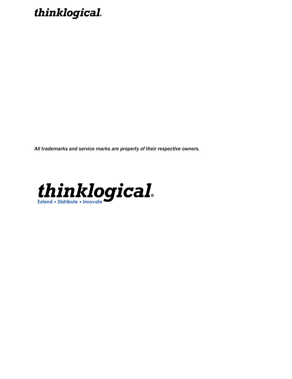 Copyright notice | Thinklogical SDIXtreme 3G and 3G+ Manual User Manual | Page 2 / 29