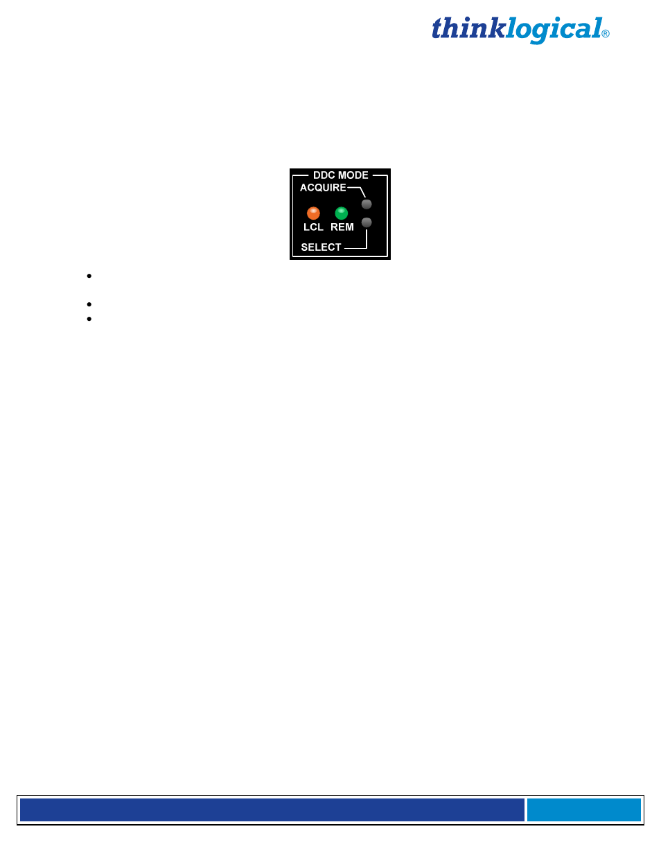8 general button usage – ddc select | Thinklogical StudioPRO Extender Manual User Manual | Page 16 / 27
