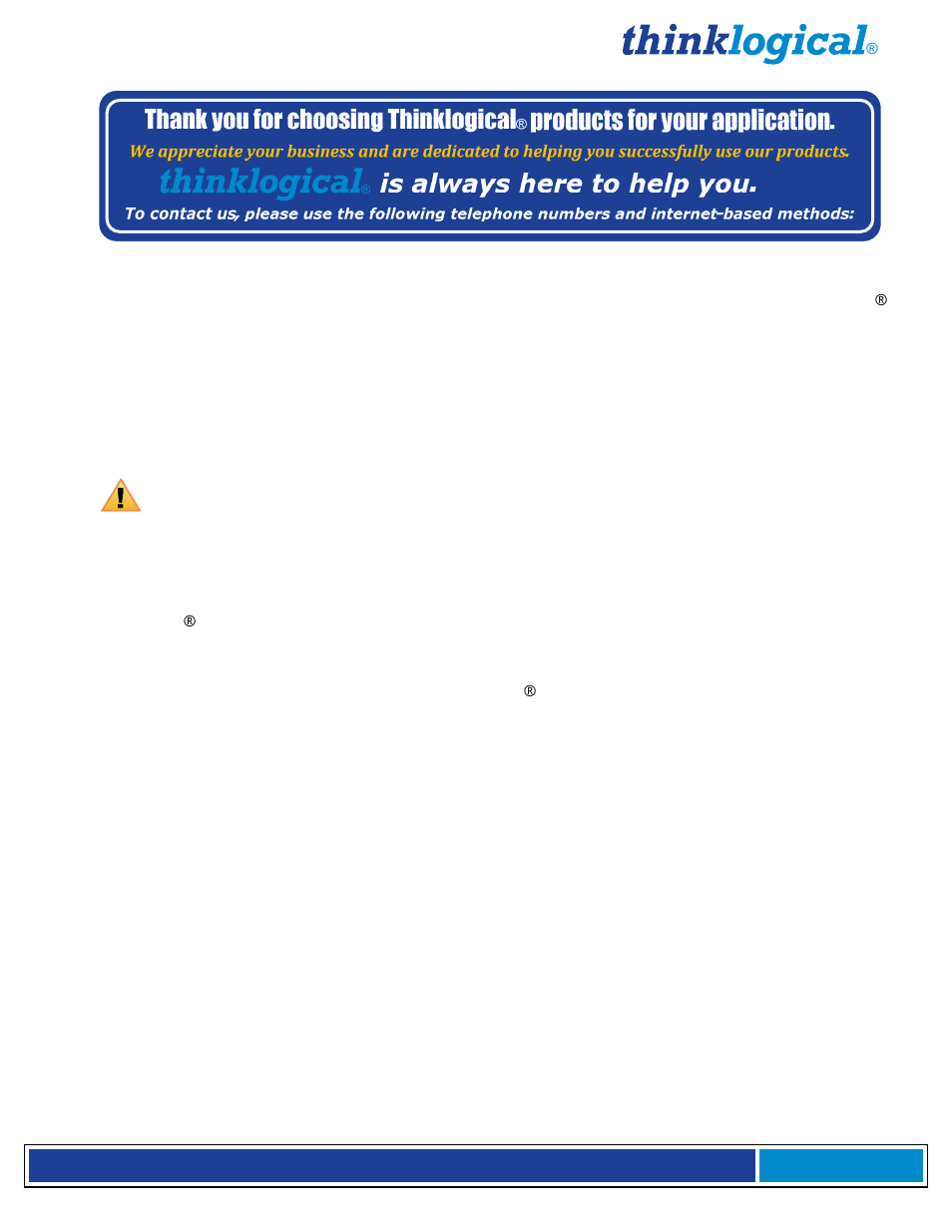 1 website, 2 email, 3 telephone | Thinklogical StudioPRO Extender Manual User Manual | Page 20 / 27