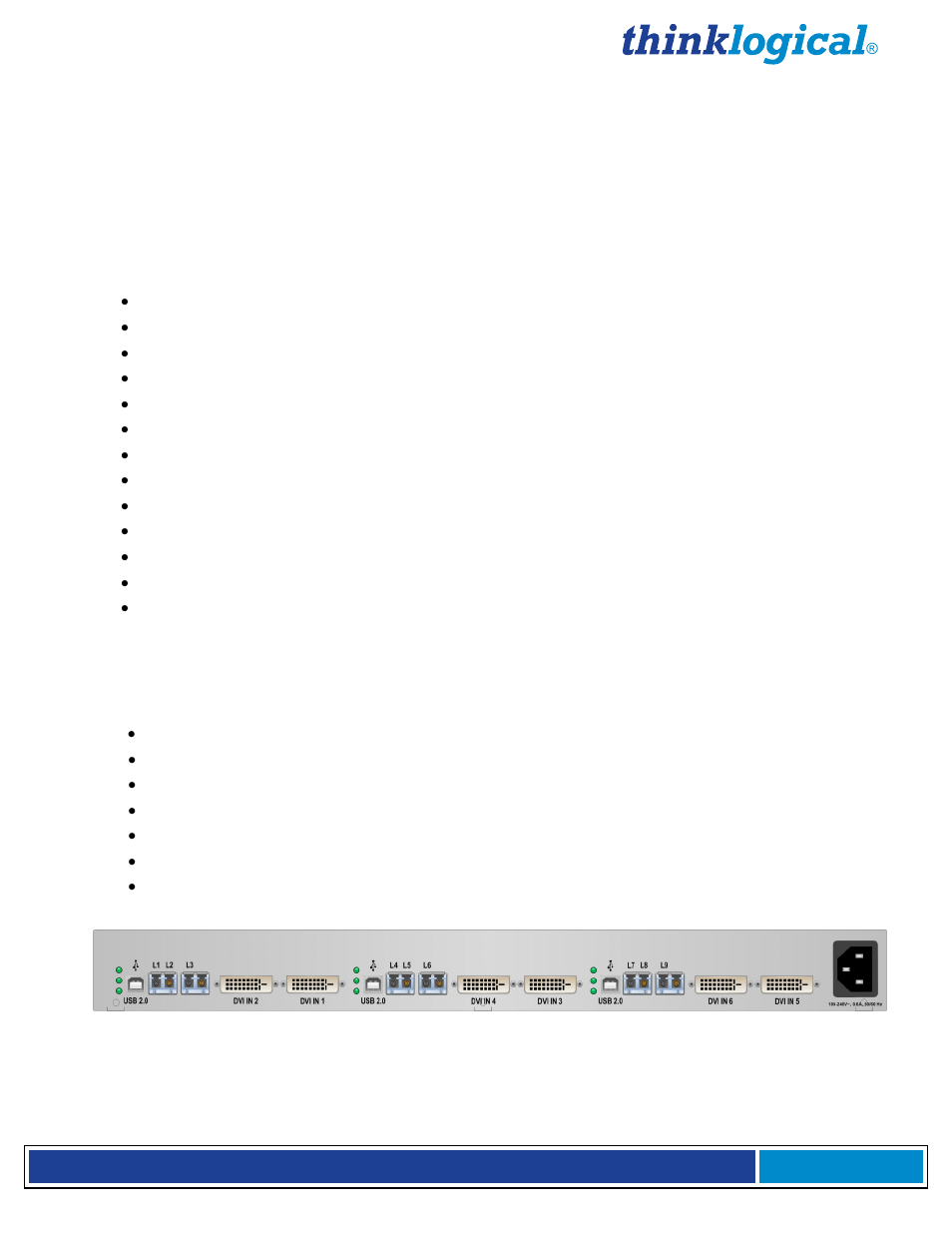 2 system features, 1 general system features, 2 hardware features | Thinklogical StudioPRO Extender Manual User Manual | Page 6 / 27