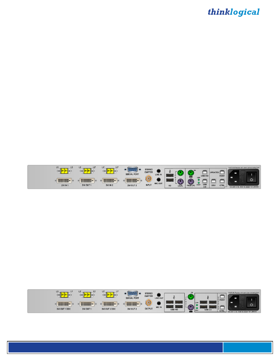 Appendix c- automatic fail-over option, Velocitykvm-24wr receiver, With automatic fail-over | Thinklogical Velocitykvm-4, 5, 8, 24, 28, 34, 35 & 38 Manual User Manual | Page 53 / 61