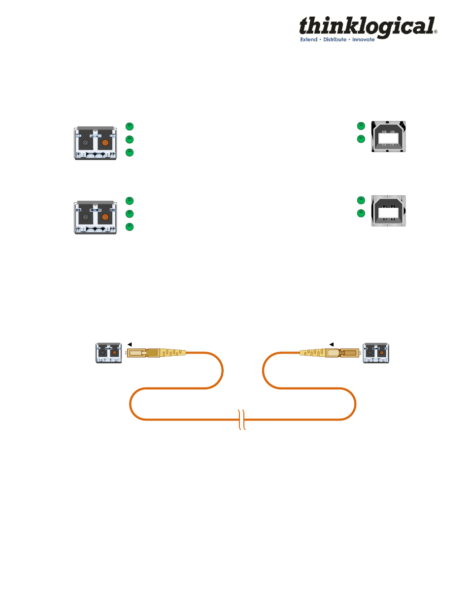 3 module leds, 4 fiber optic cable | Thinklogical Velocitykvm Desktop Manual User Manual | Page 11 / 27