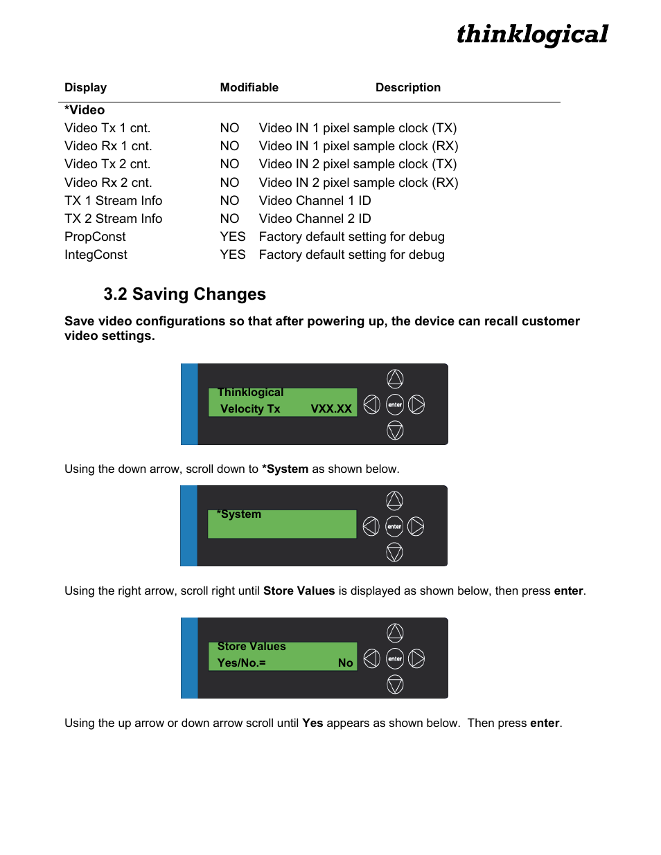2 saving changes | Thinklogical Velocitykvm T-4200 Chassis Manual User Manual | Page 13 / 23