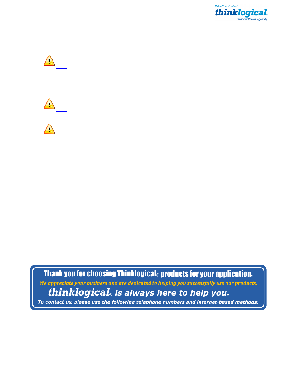How to contact us, 1 customer support | Thinklogical Velocitykvm T-4200 DVI Modules 4, 5, 8, 24 Manual User Manual | Page 15 / 27