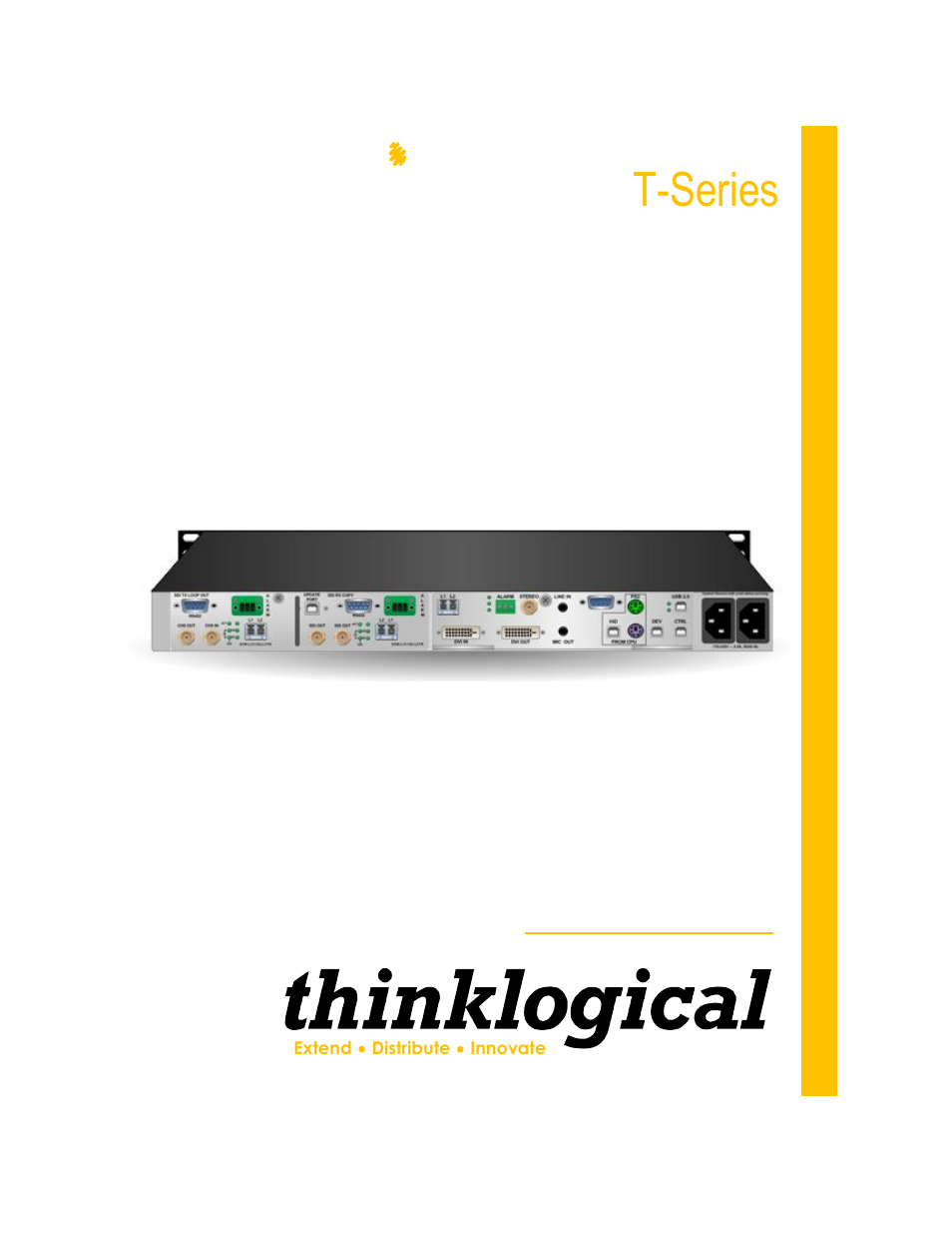Thinklogical Velocitykvm T-4200 SDIXtreme 3G+ Module Manual User Manual | 20 pages