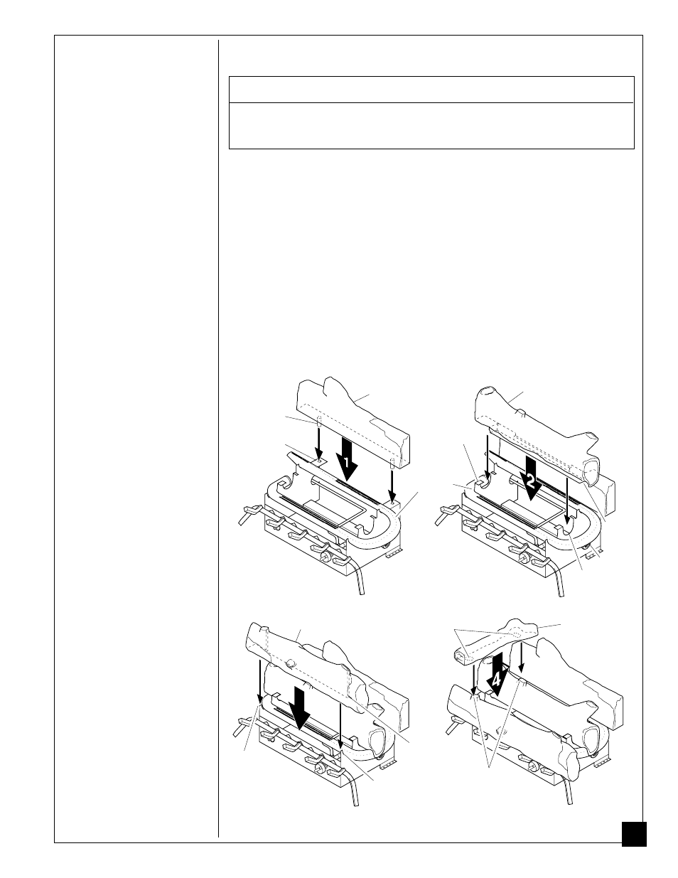 Installing, Warning | Desa Tech CGD3018N User Manual | Page 19 / 32