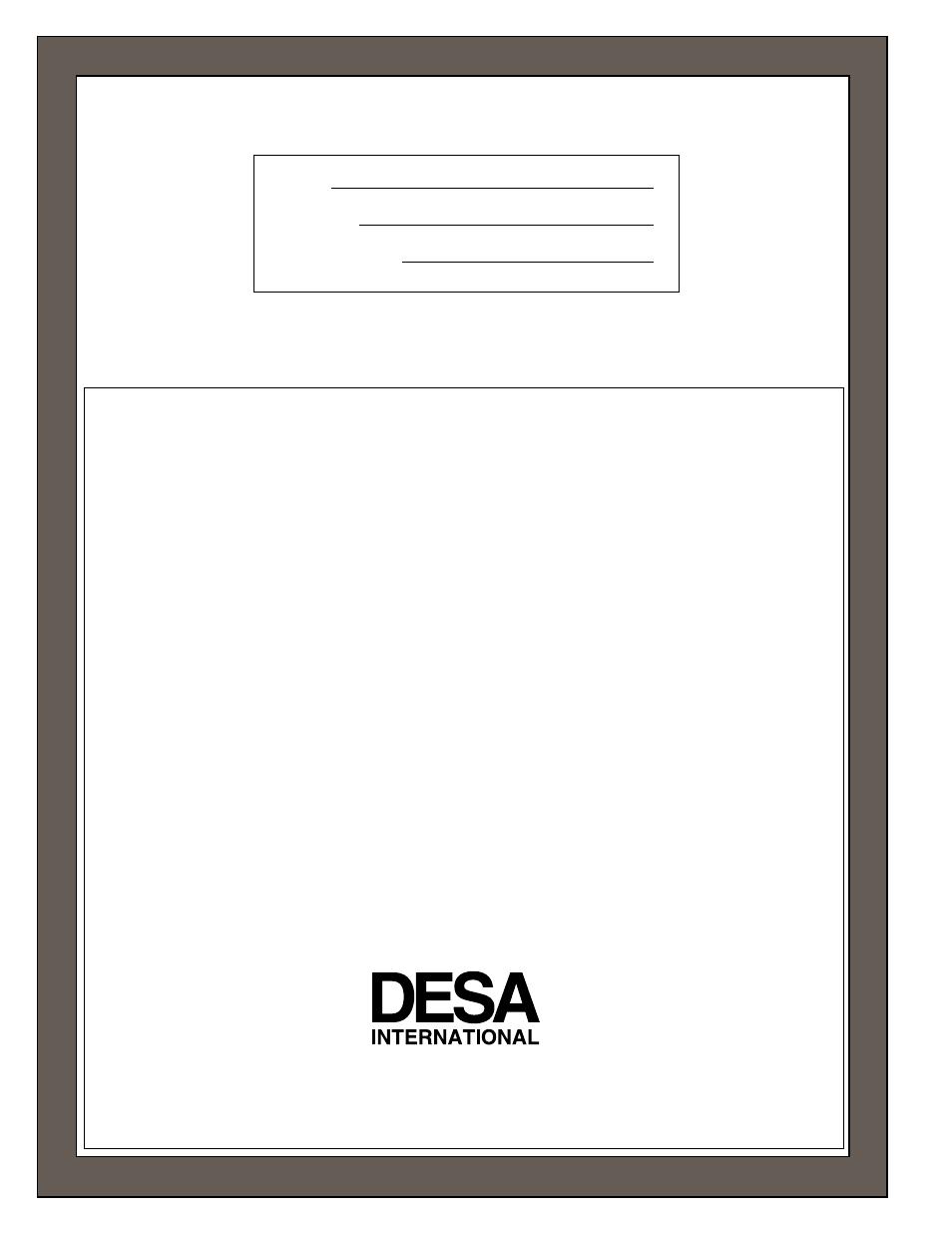 Warranty information | Desa Tech CGD3018N User Manual | Page 32 / 32