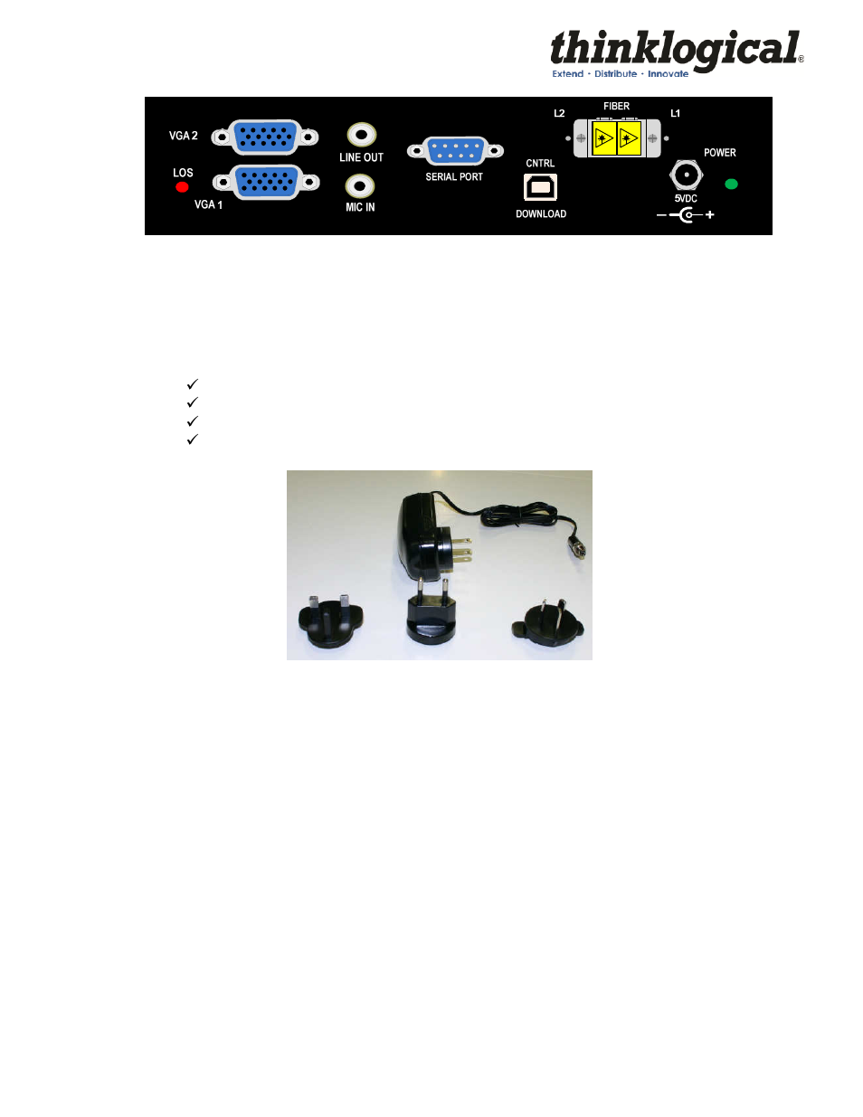 4 set-up and installation, 4 ac power, 1 order of installation events | 2 firmware upgrades, 2 front panel usage | Thinklogical Velocityrgb System-9, 10 and 12 Manual User Manual | Page 15 / 37