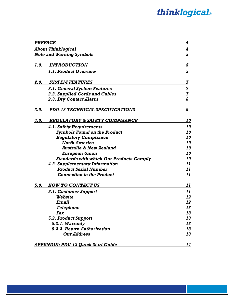 Thinklogical Remote Power Distribution 12 Manual User Manual | Page 3 / 14