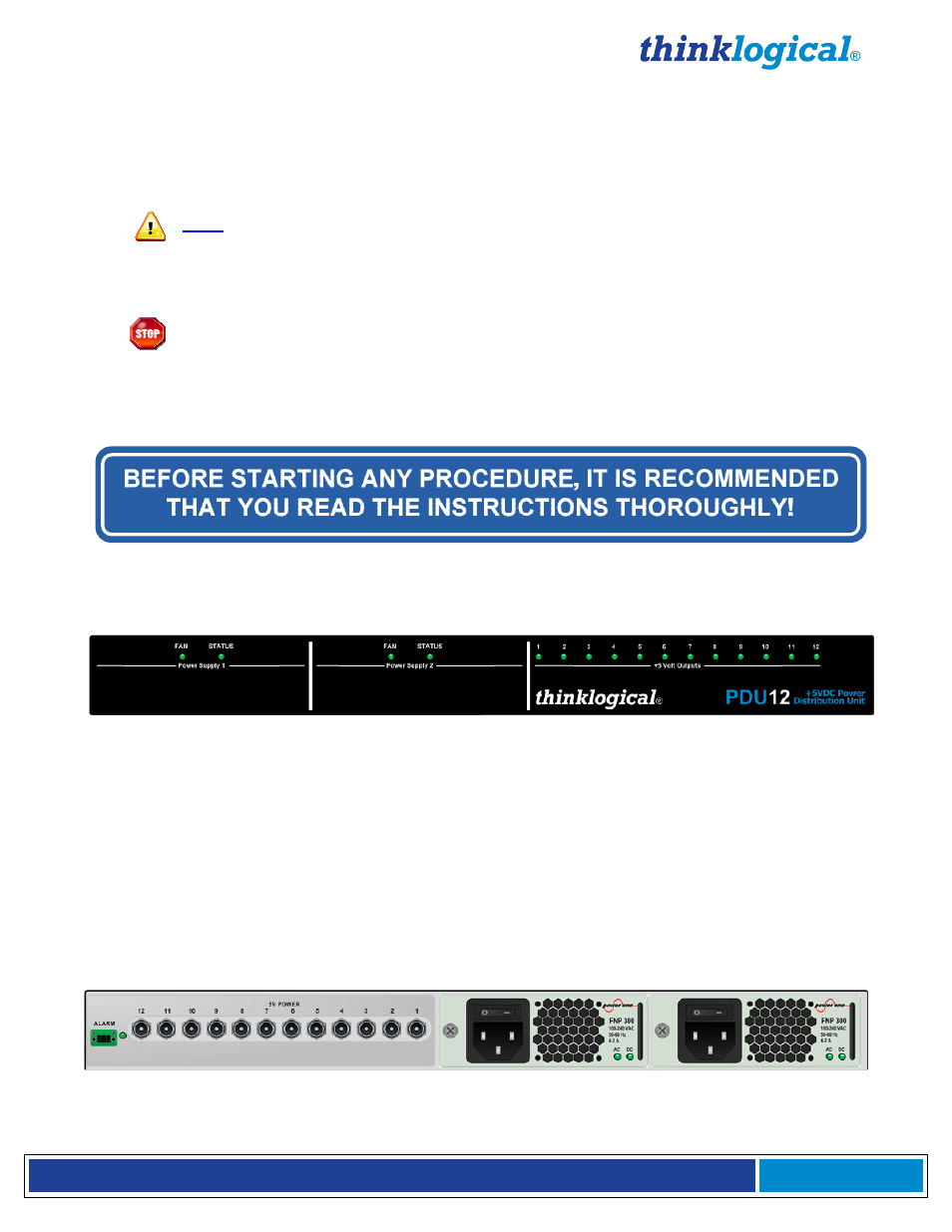 Introduction, Product overview | Thinklogical Remote Power Distribution 12 Manual User Manual | Page 5 / 14