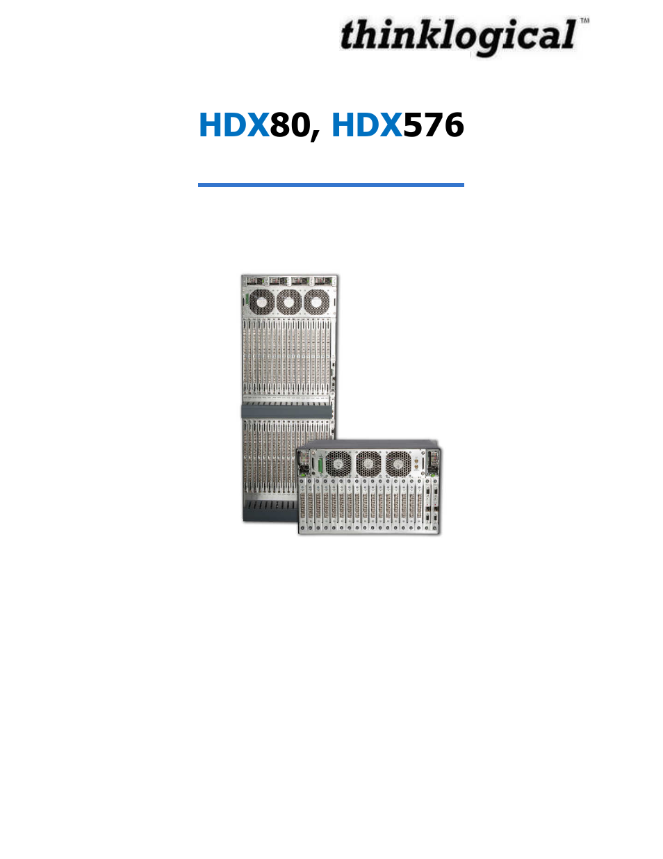 Thinklogical HDX80 Manual User Manual | 75 pages