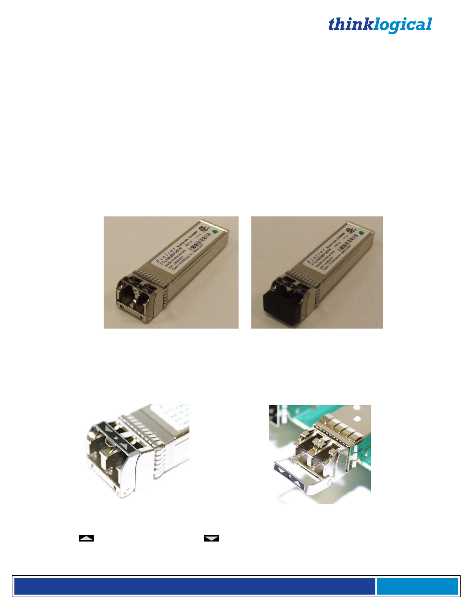 3 connecting to the mx48, 1 pluggable sfp | Thinklogical MX48 Router Manual User Manual | Page 17 / 54