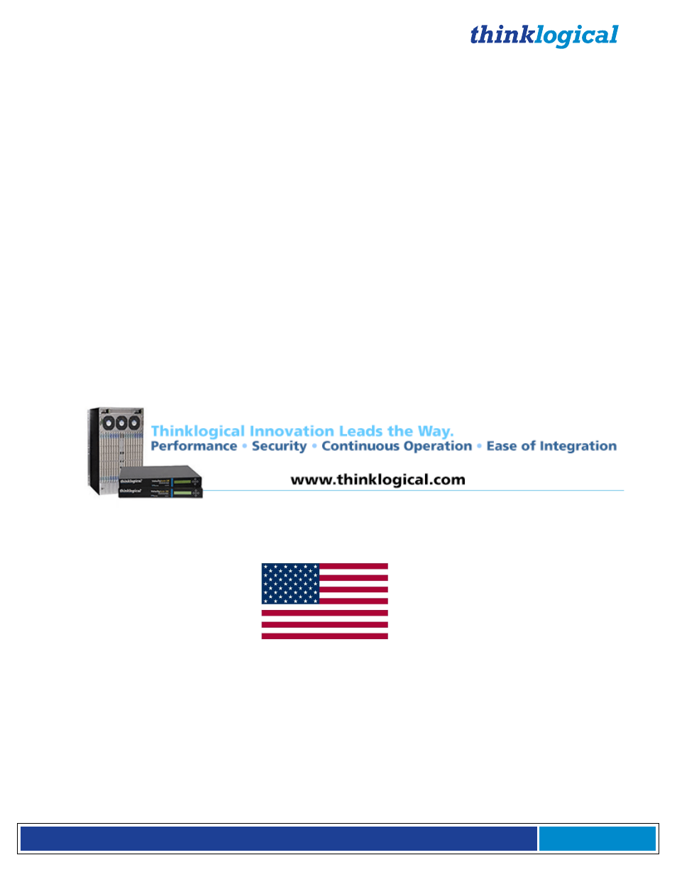 Made in usa | Thinklogical MX48 Router Manual User Manual | Page 4 / 54