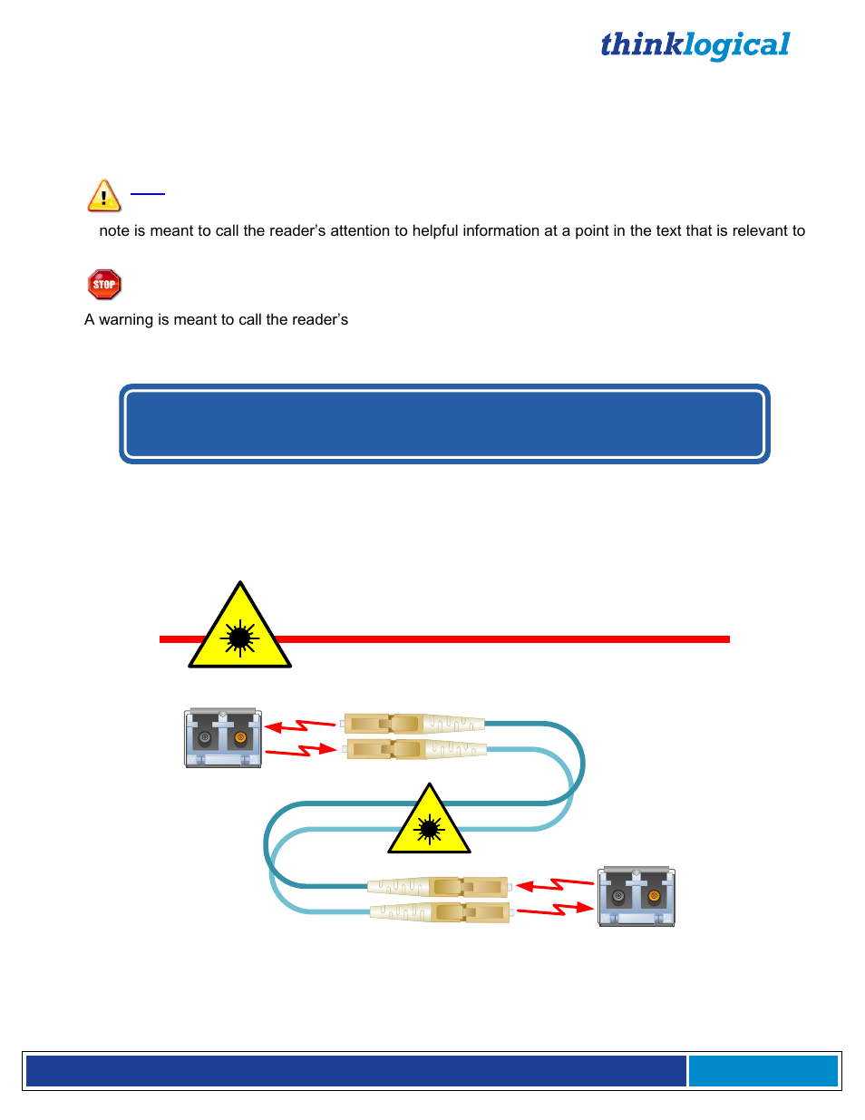 Laser information | Thinklogical MX48 Router Manual User Manual | Page 6 / 54