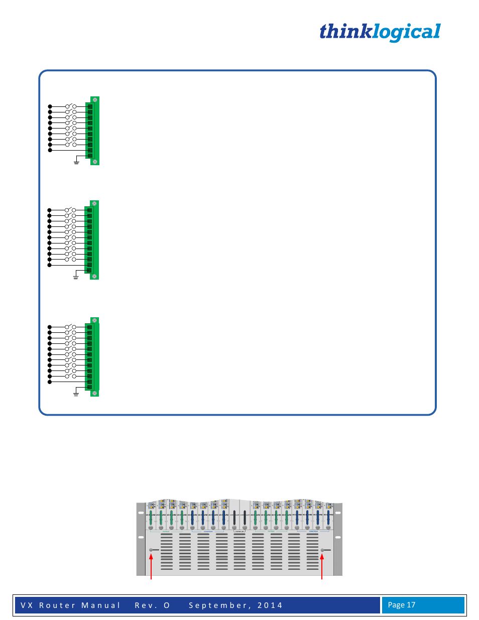 Thinklogical VX Routers Manual User Manual | Page 18 / 72