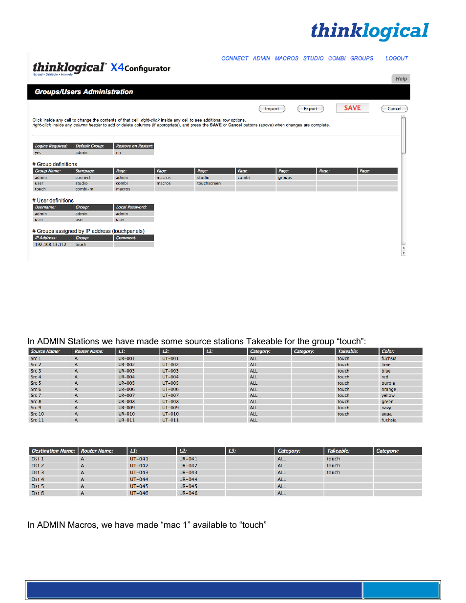 Thinklogical VX Routers Manual User Manual | Page 70 / 72