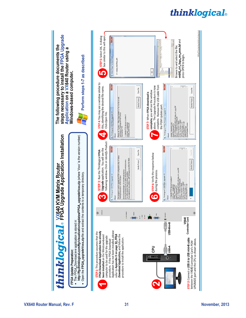 Thinklogical VX640 Router Manual User Manual | Page 36 / 44