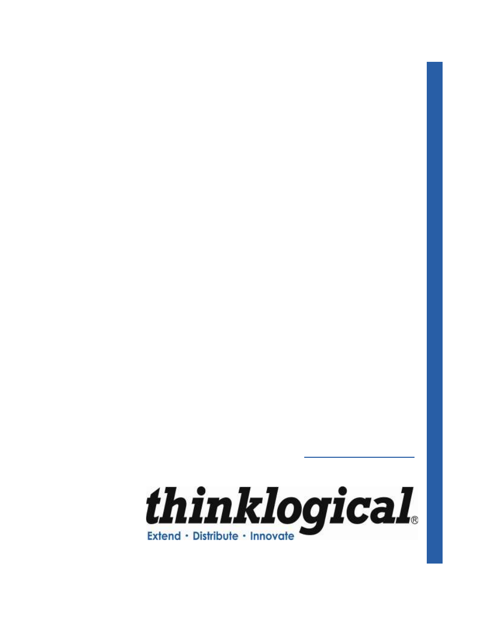 Thinklogical HDMI to SDI Converter Manual User Manual | 39 pages