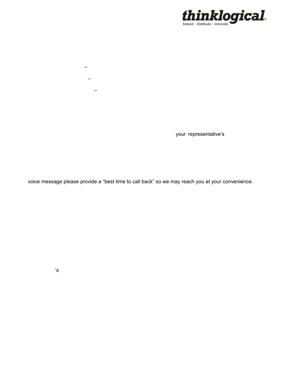 2 product support | Thinklogical HDMI to SDI Converter Manual User Manual | Page 19 / 39