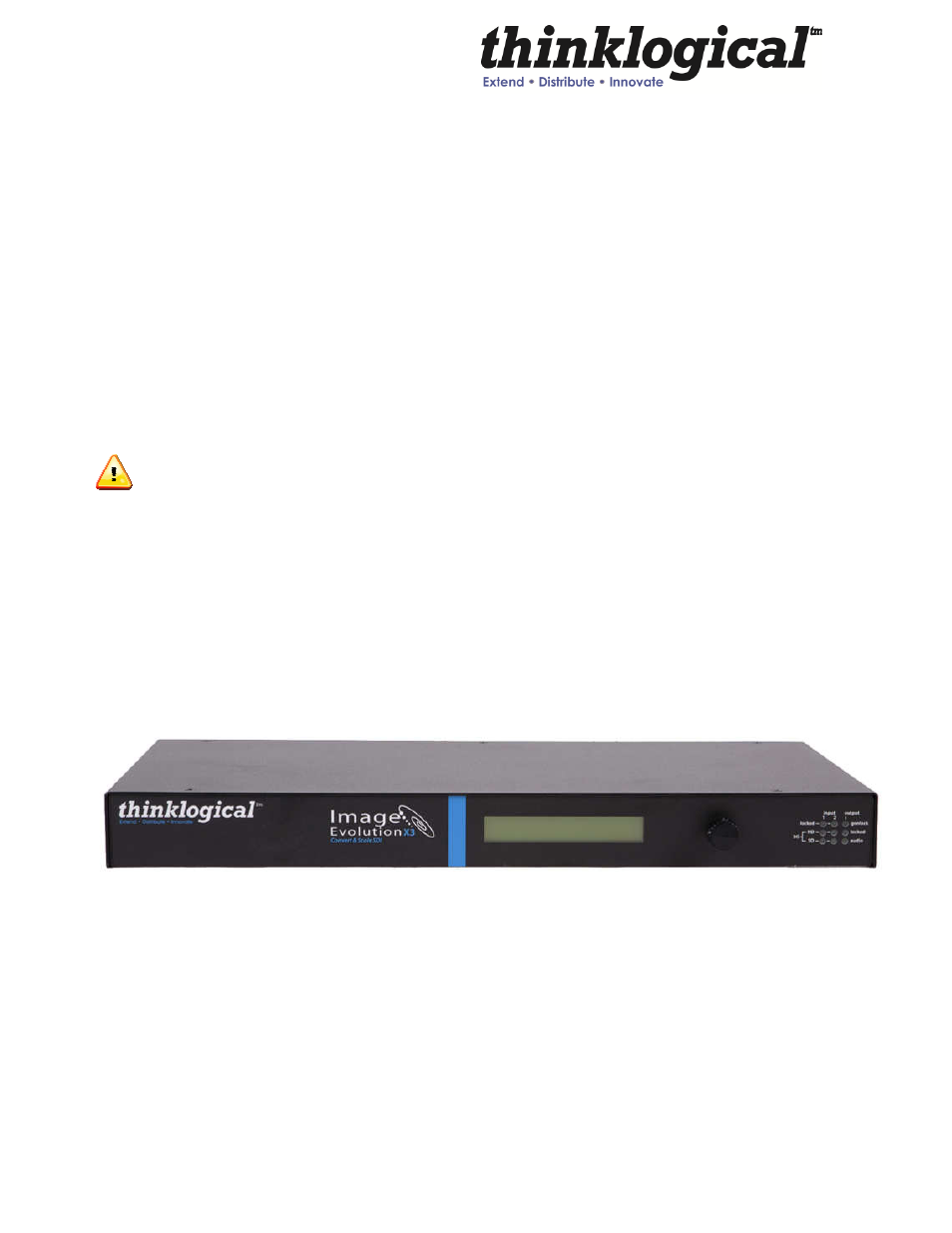 Connecting the imageevolution x3, Hardware, 1 front panel view | 2 rear panel view | Thinklogical ImageEvolution X3 Manual User Manual | Page 8 / 43