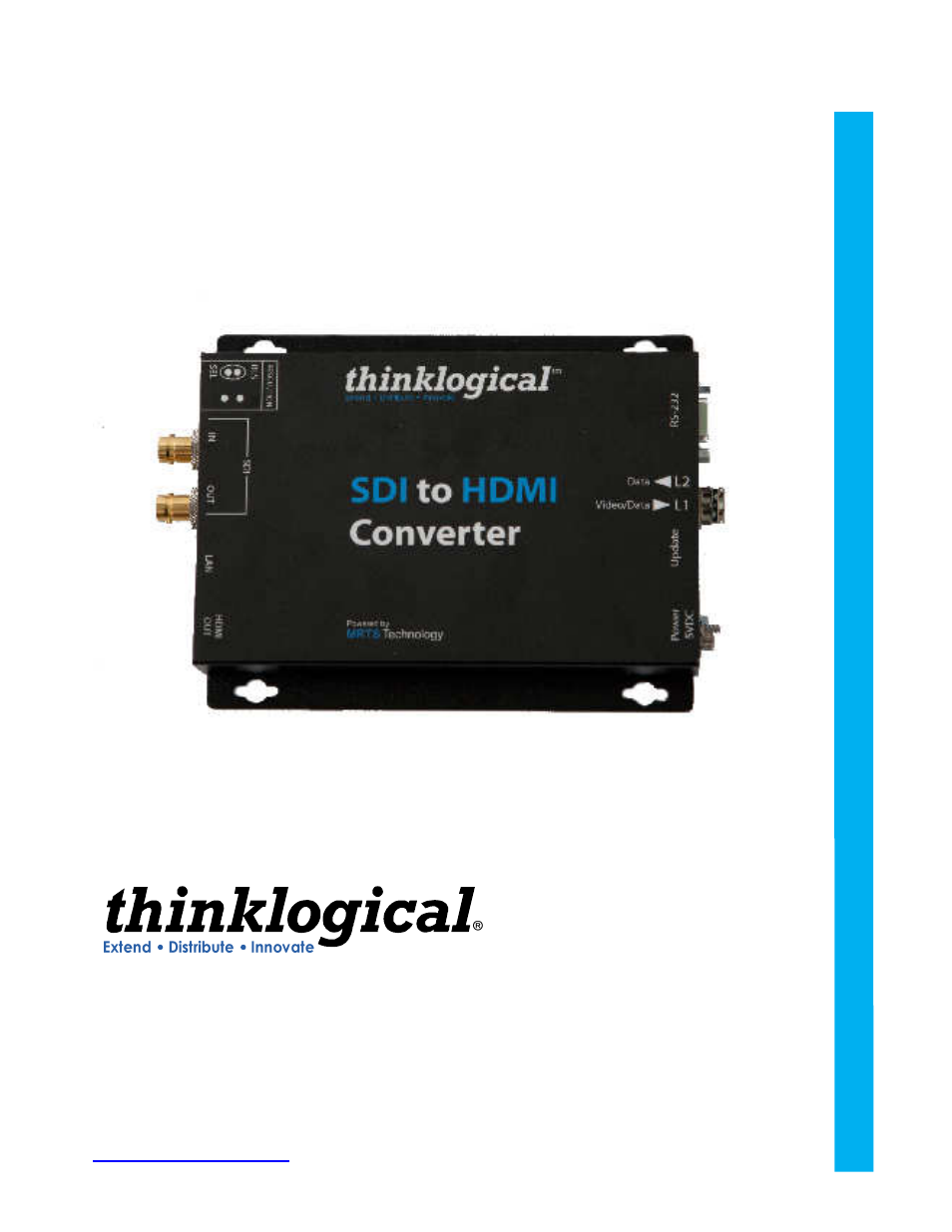 Thinklogical SDI to HDMI Converter Manual User Manual | 32 pages