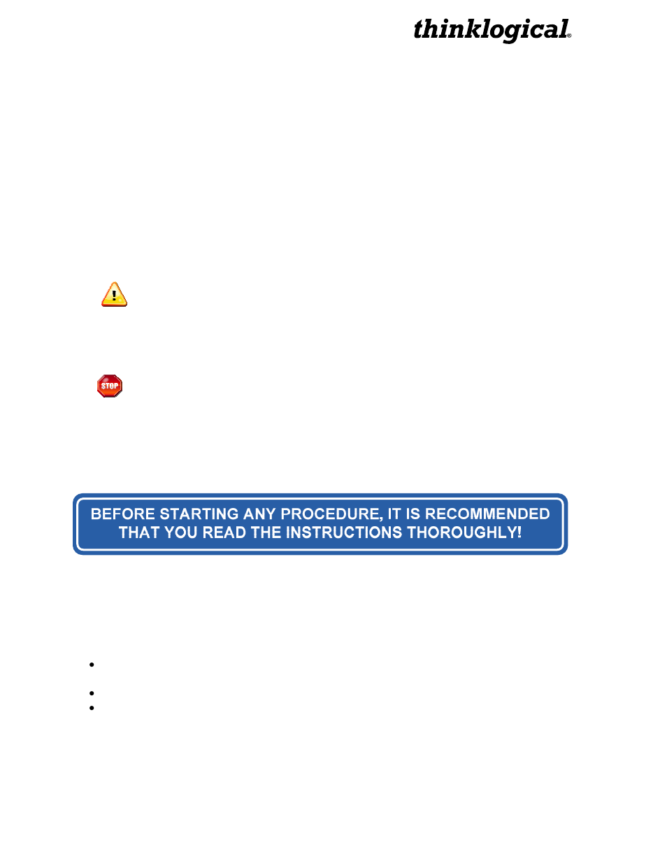 Thinklogical SDI to HDMI Converter Manual User Manual | Page 4 / 32