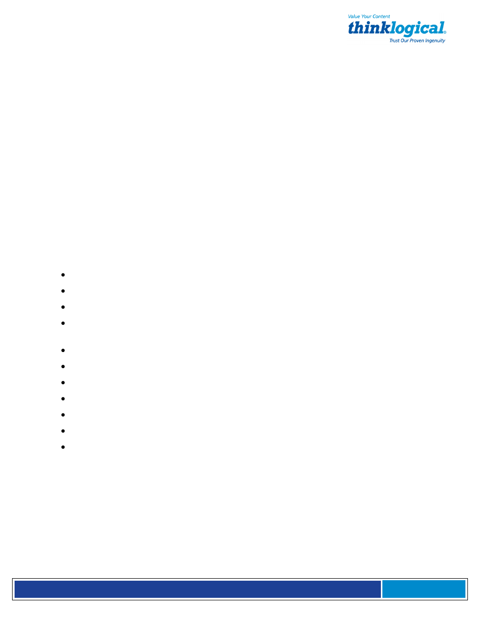 System features, Product overview, General system features | Thinklogical VDA Manual User Manual | Page 7 / 19