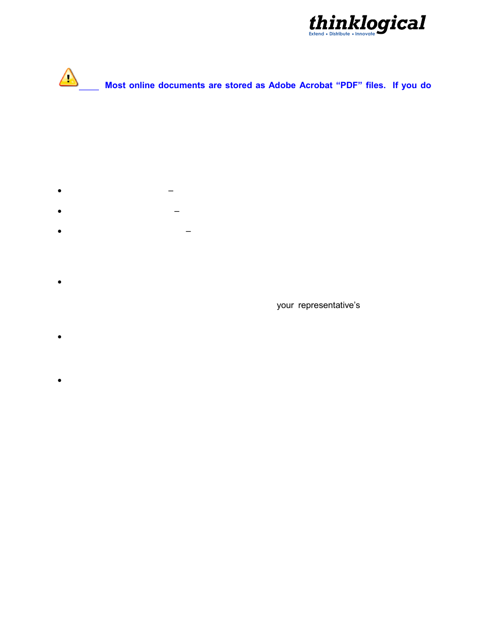 2 email, 3 telephone, 4 fax | Email, Telephone | Thinklogical Camera Fiber-Link Manual User Manual | Page 27 / 39