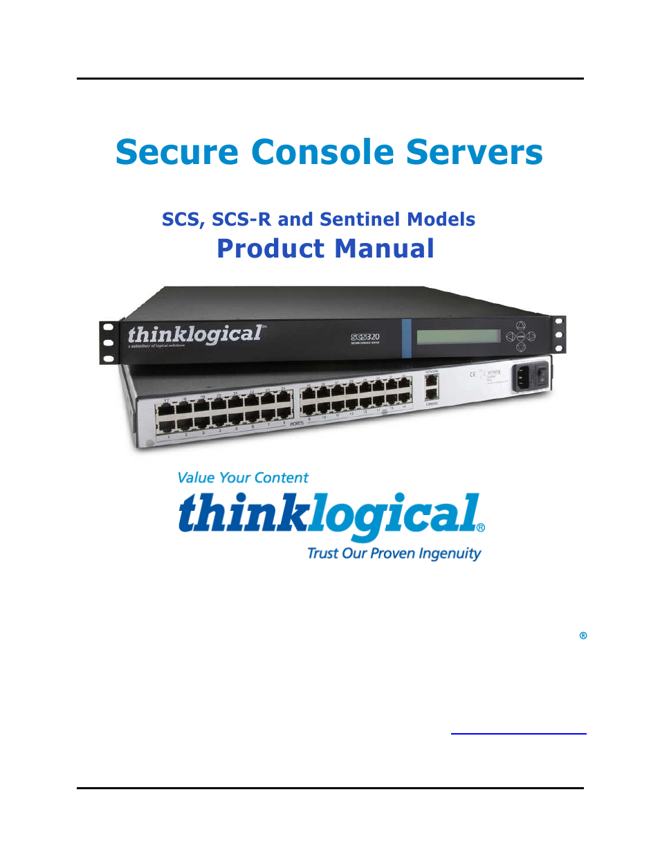 Thinklogical Secure Console Server Manual User Manual | 90 pages