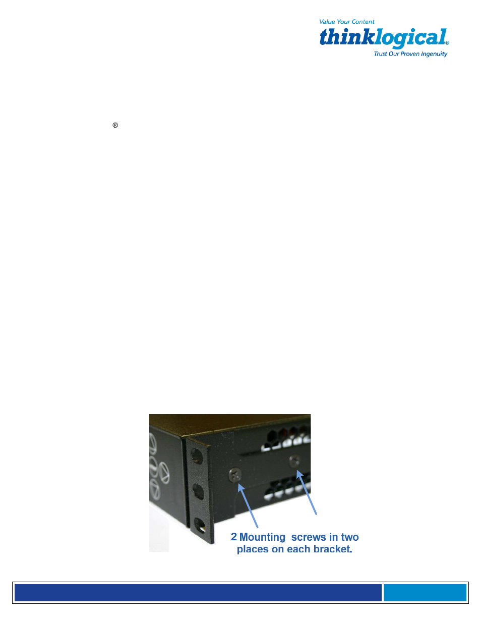 Installation, 5 port buffers, 1 mounting the scs | Thinklogical Secure Console Server Manual User Manual | Page 17 / 90