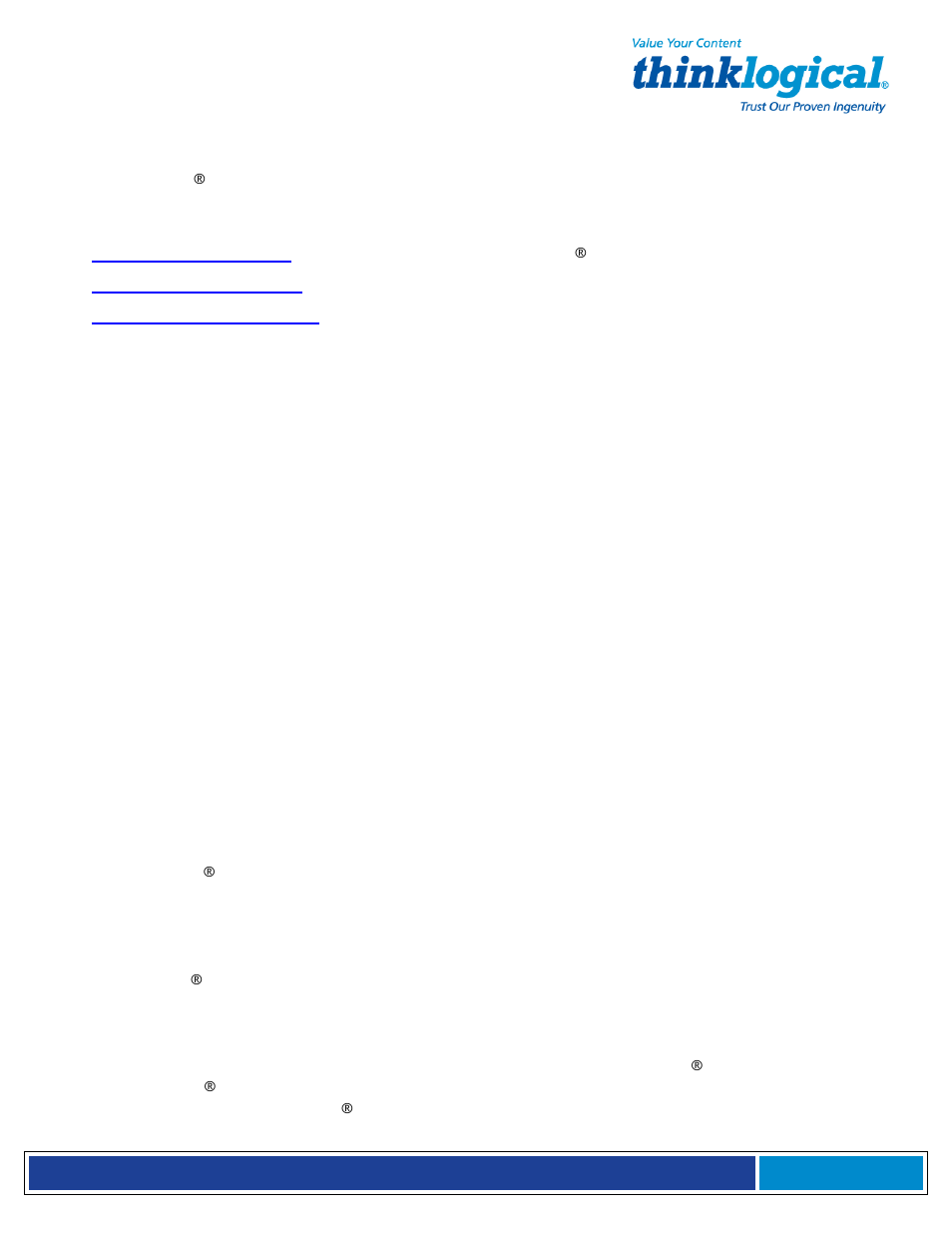 2 product support | Thinklogical Secure Console Server Manual User Manual | Page 58 / 90