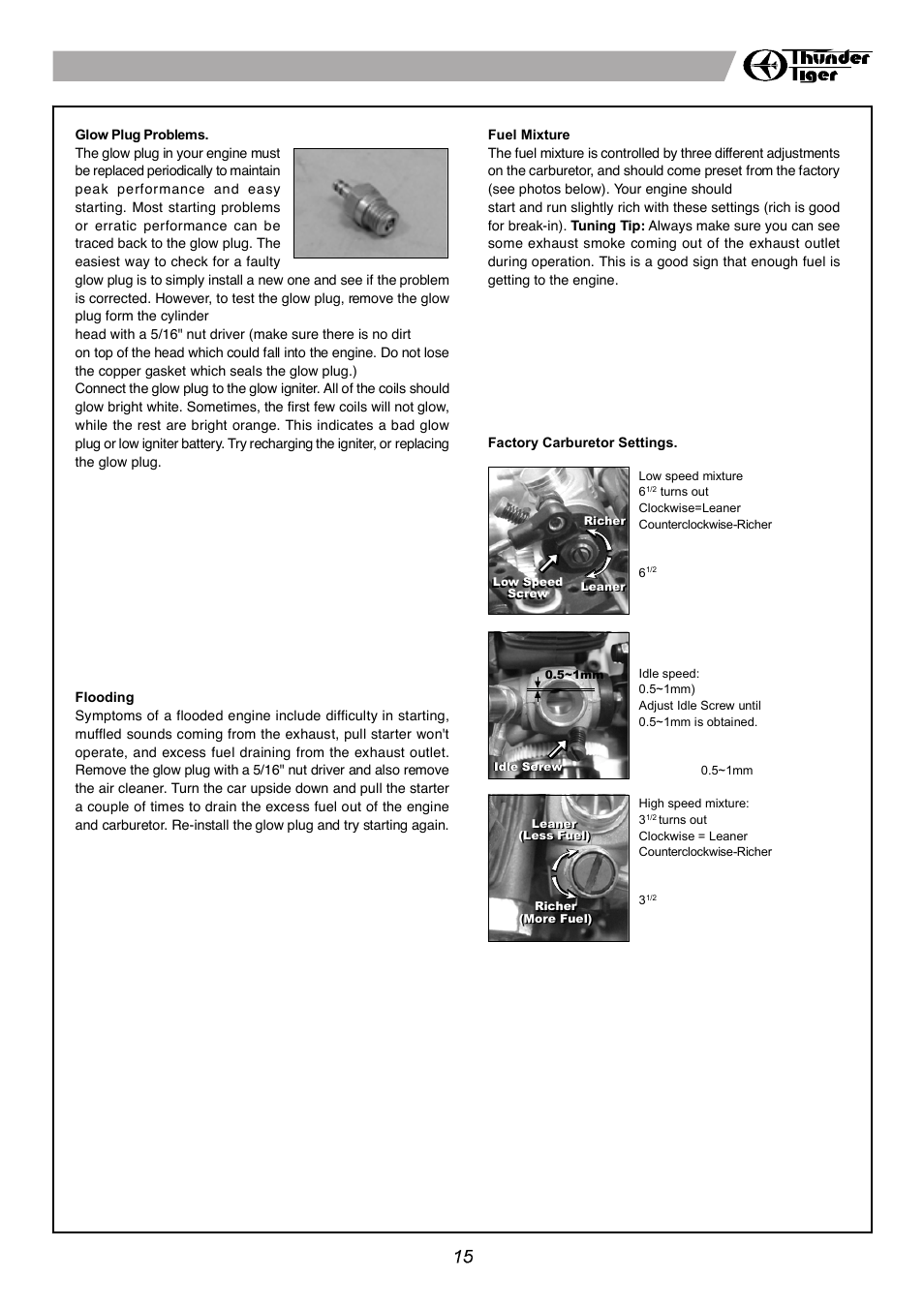 Ab c, Ba c, De d | Setup sheet ver 1.0, Ae d, Front rear, Instruction manual, Warranty, Charging the glow plug igniter 電夾充電方式, Unwrapping contents from box 束帶的使用 | Thunder Tiger 6194-F User Manual | Page 17 / 20