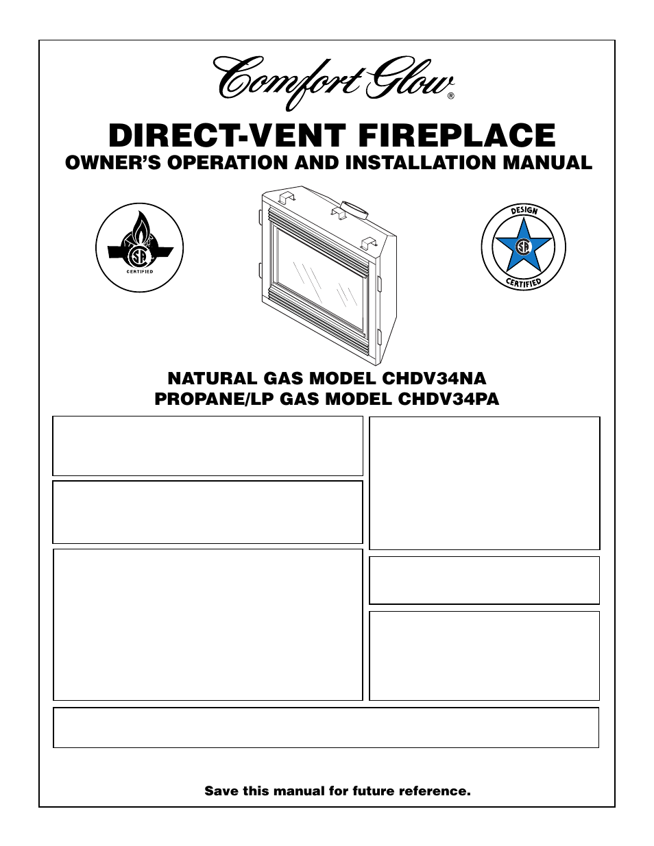 Desa Tech CHDV34PA User Manual | 36 pages