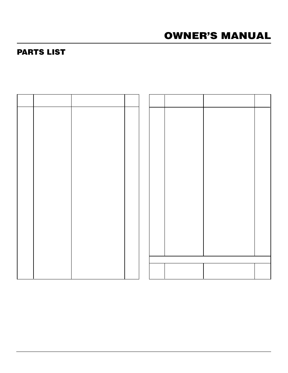 Owner’s manual, Parts list, Direct-vent fireplace chdv34na chdv34pa | Desa Tech CHDV34PA User Manual | Page 33 / 36