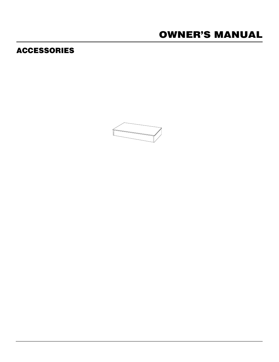 Owner’s manual, Accessories, Continued | Brass trim accessory ga7090 (not shown), Hearth base, Corner mantel accessory (not shown) | Desa Tech CHDV34PA User Manual | Page 35 / 36