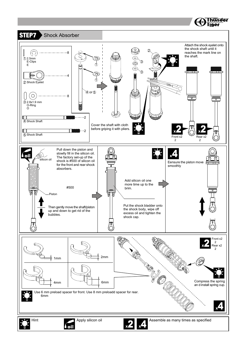 Jd7227 10-18.pdf, Step7, Step8 | Step9, Step10, Step11, Step12, Step16, Step17, Step18 | Thunder Tiger SPARROWHAWK XB 4WD Maintenance Manual User Manual | Page 11 / 34