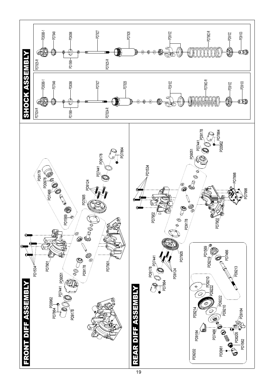 Jd7227 19-21.pdf | Thunder Tiger SPARROWHAWK XB 4WD Maintenance Manual User Manual | Page 20 / 34
