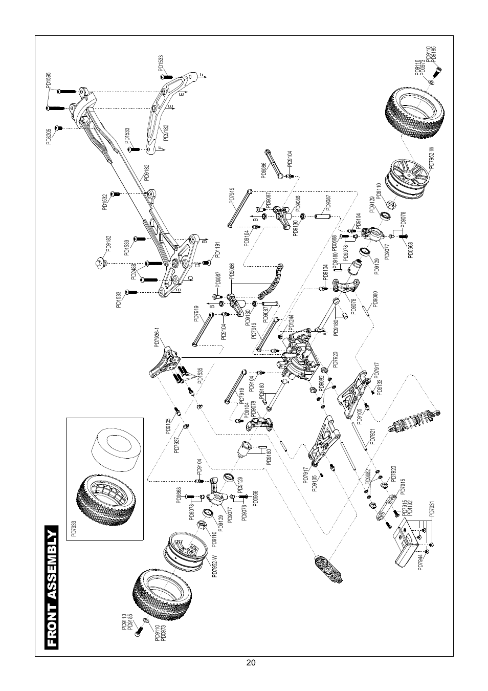 Thunder Tiger SPARROWHAWK XB 4WD Maintenance Manual User Manual | Page 21 / 34