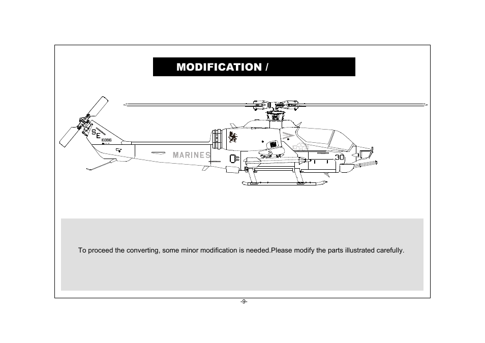 Thunder Tiger AH-1W User Manual | Page 10 / 39
