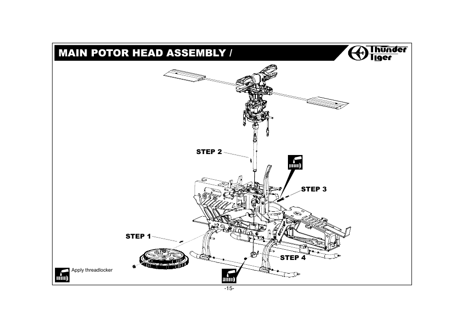Thunder Tiger AH-1W User Manual | Page 16 / 39