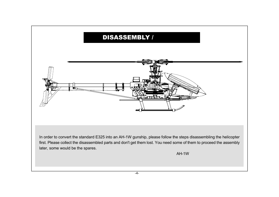 Thunder Tiger AH-1W User Manual | Page 5 / 39