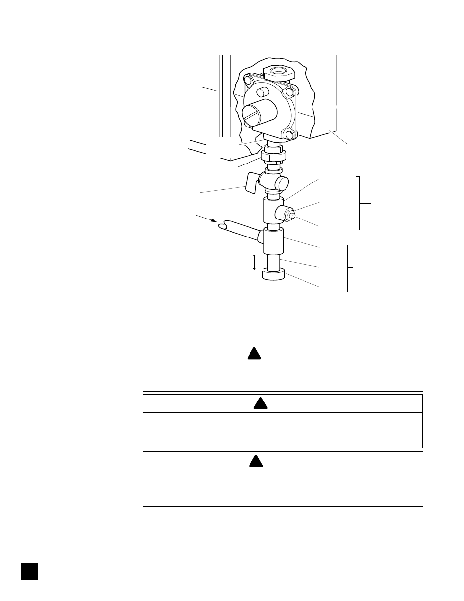 Checking gas connections, Warning, Caution | Desa Tech CGP11 User Manual | Page 10 / 24
