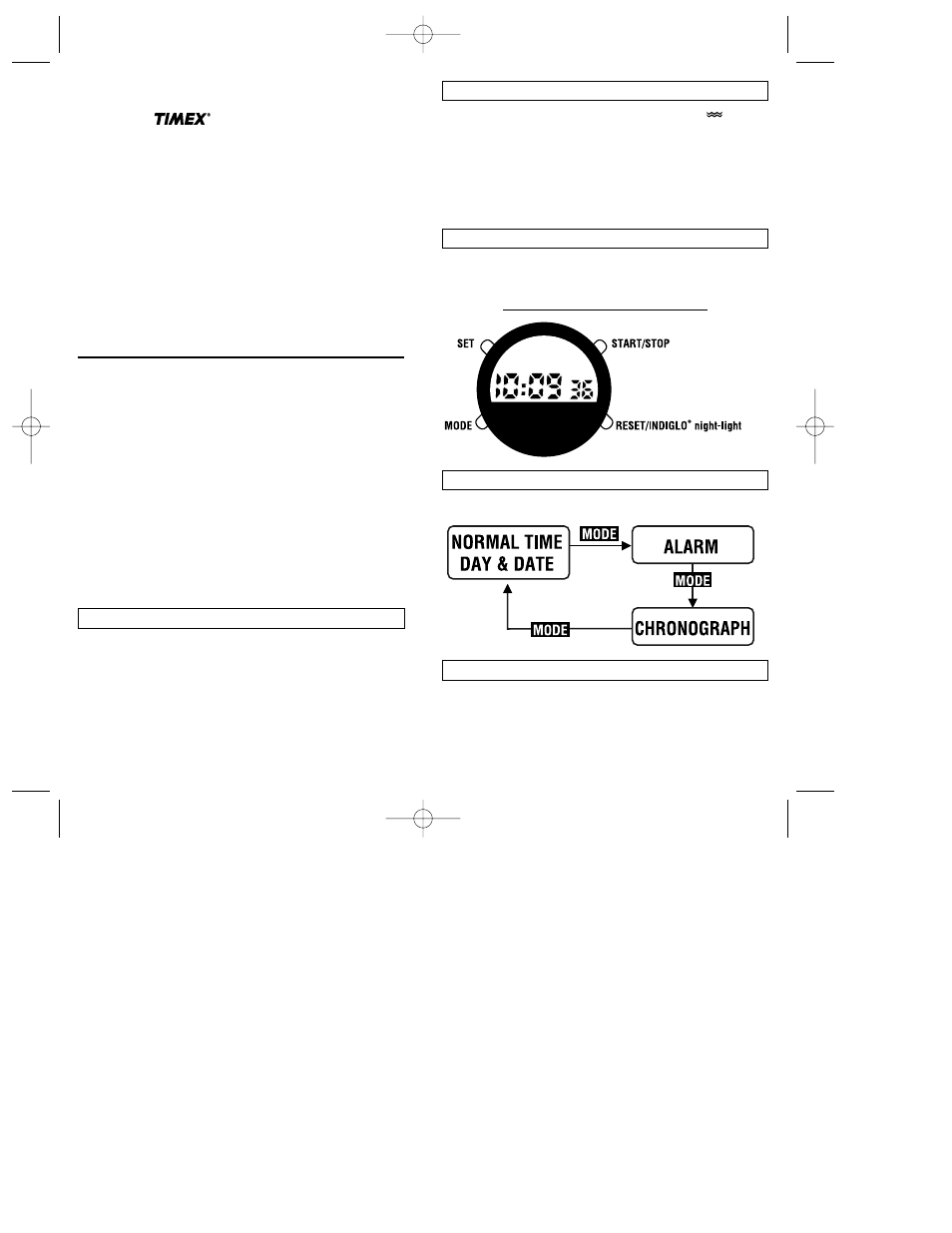 Timex 084 User Manual | 3 pages