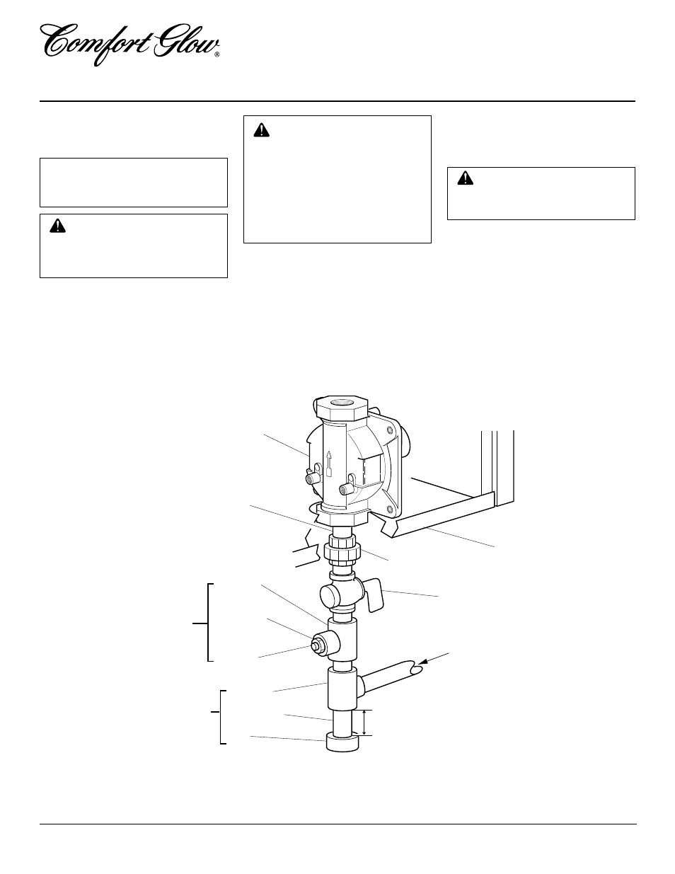 Blue flame vent-free natural gas heater cgn20ta, Connecting to gas supply | Desa Tech CGN20TA User Manual | Page 10 / 24