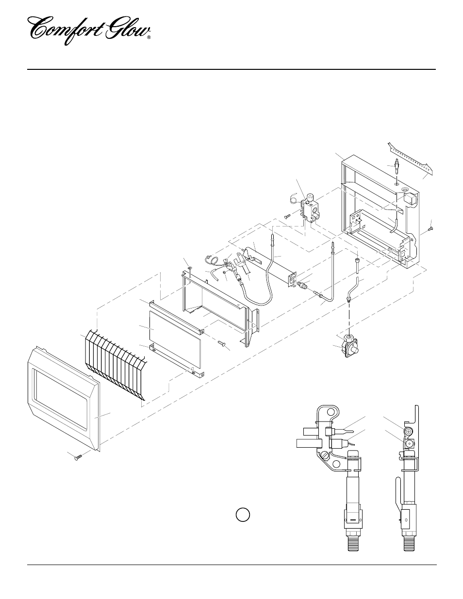 Blue flame vent-free natural gas heater cgn20ta, Illustrated parts breakdown, Cgn20ta | Desa Tech CGN20TA User Manual | Page 20 / 24