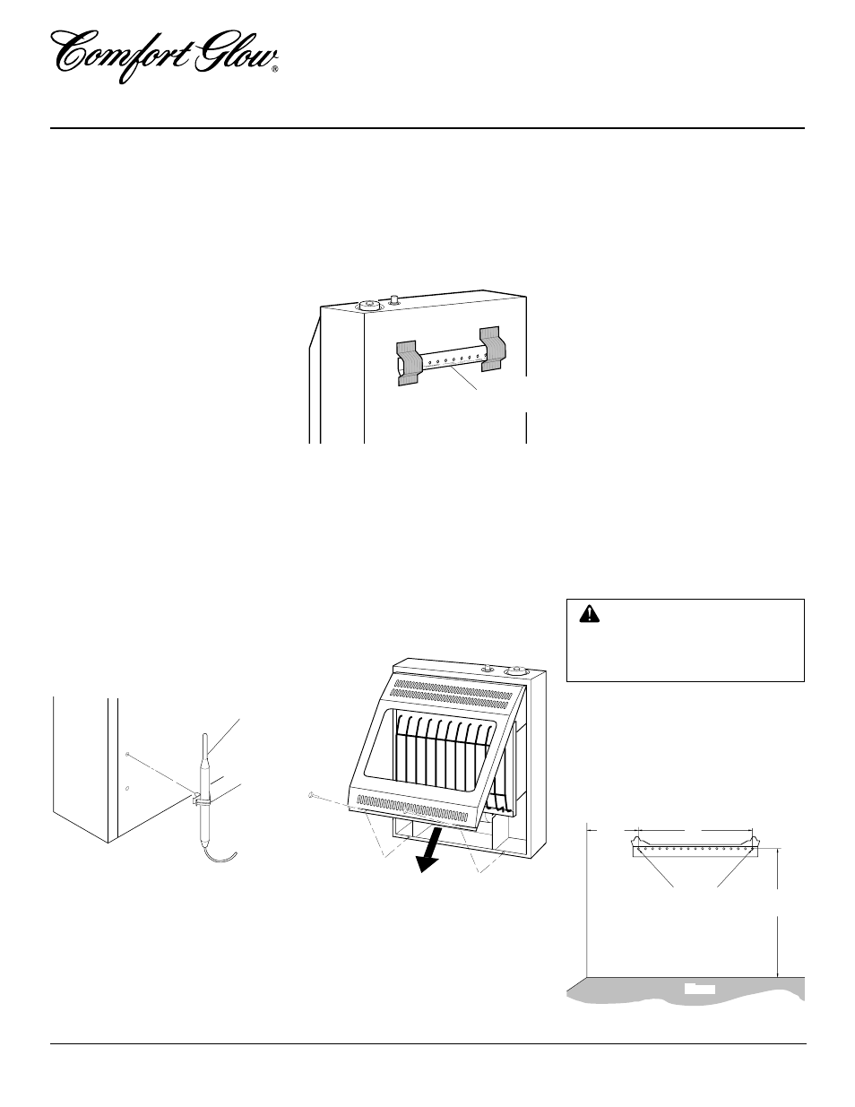 Blue flame vent-free natural gas heater cgn20ta, Installation, Continued | Desa Tech CGN20TA User Manual | Page 8 / 24