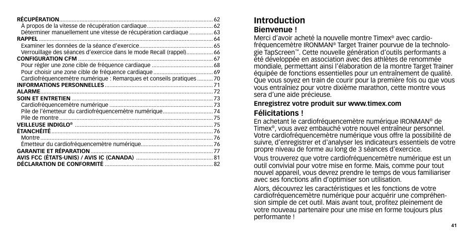 Introduction | Timex W-270 User Manual | Page 23 / 88