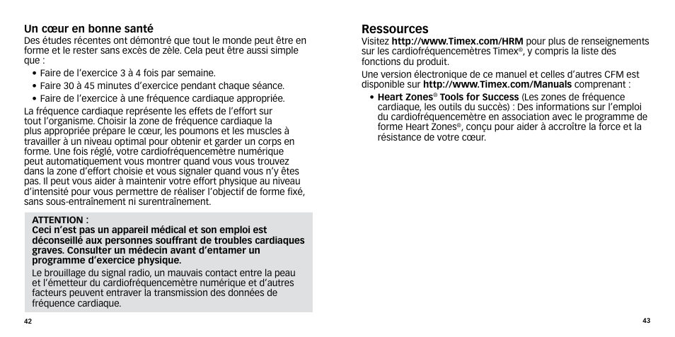 Ressources | Timex W-270 User Manual | Page 24 / 88